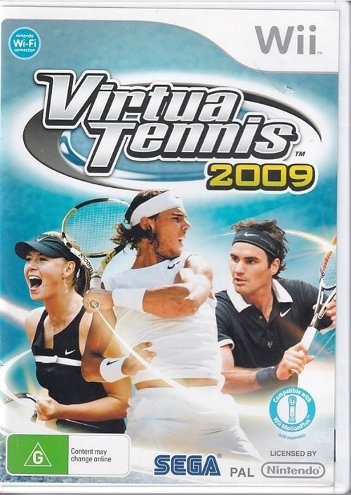 Virtua Tennis 2009 - Nintendo Wii (B Grade) (Genbrug)